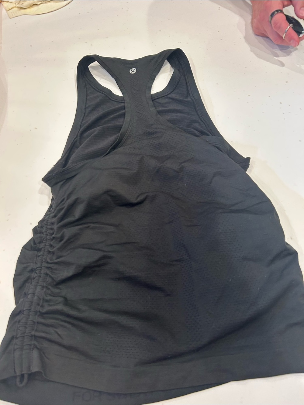 lululemon athletica Black Racerback Tank Top